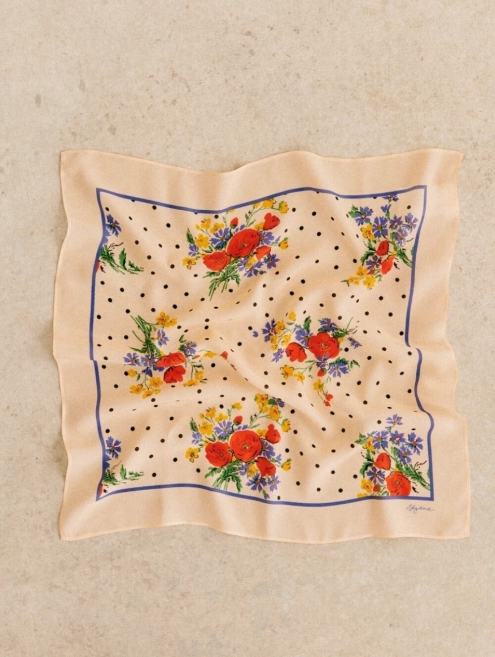 Sezane Cleopatra Silk Scarf NWT